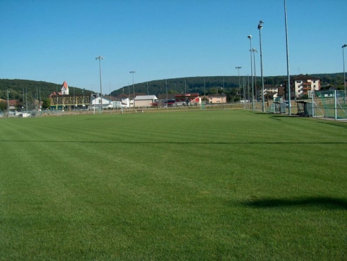 Le terrain d'entraînement